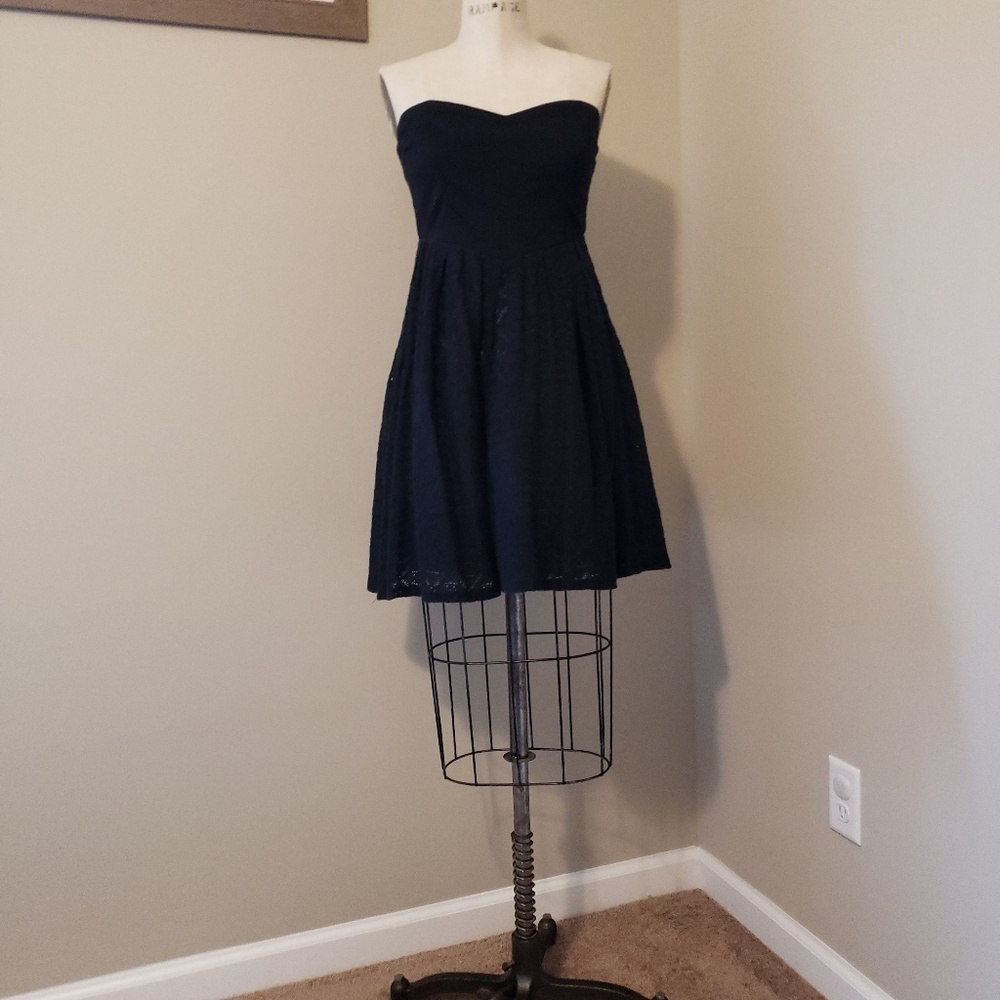 Strapless Anthropologie dress